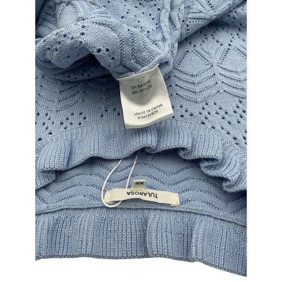 Tularosa 'Lana' Blue Rayon Sweater Size XS - Picture 4 of 4